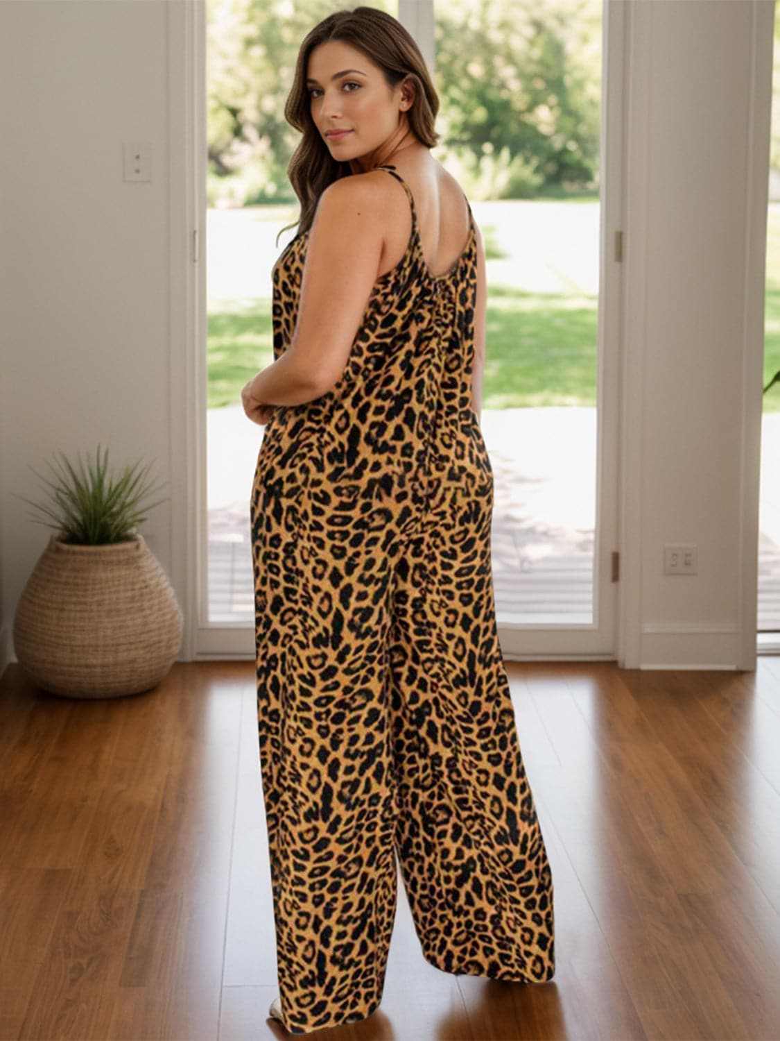 Chic leopard print jumpsuit - Love Salve